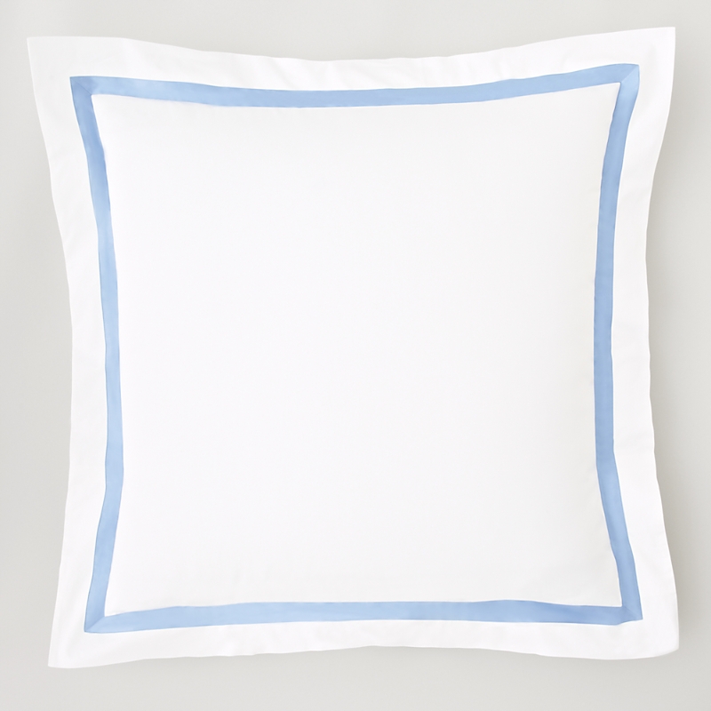 Matouk Lowell 600 Thread Count Euro Sham In Azure Blue