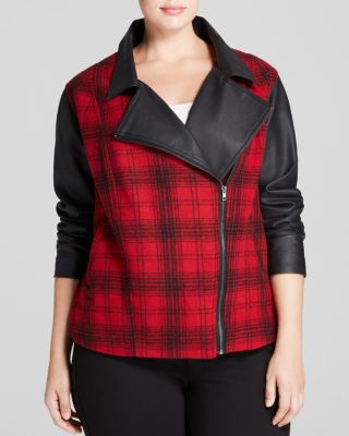 Bb dakota red plaid jacket best sale