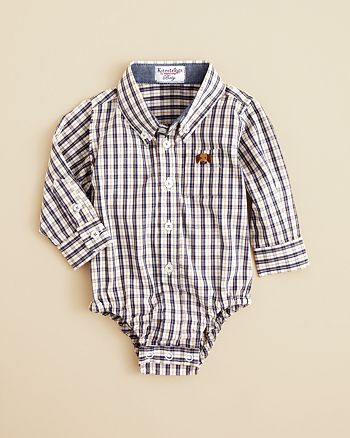 Hartstrings Kitestrings By Infant Boys Plaid Button Down Bodysuit Sizes 0 12 Months Bloomingdale S