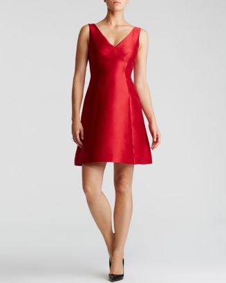 kate spade new york a-line dress Kate Spade Grand Flora Poplin Midi Dress, Blue Heron