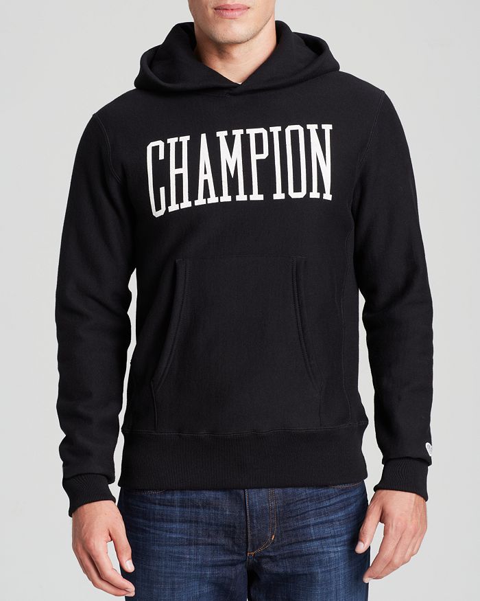 Champion signature logo hoodie discount