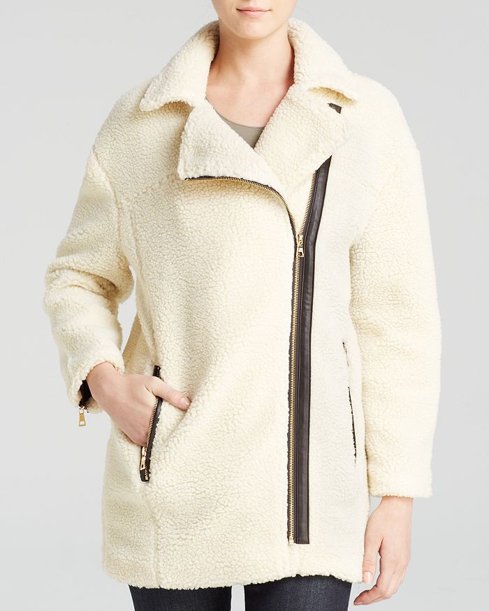 Sam Edelman Faux Sherpa Cocoon Coat Bloomingdale s