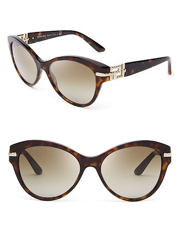 Versace Women S Rock Icons Greca Cat Eye Sunglasses Bloomingdale S