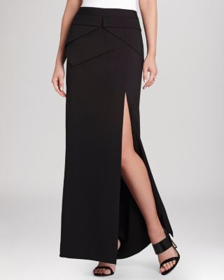 BCBGMAXAZRIA - Beverly Peplum Maxi Skirt