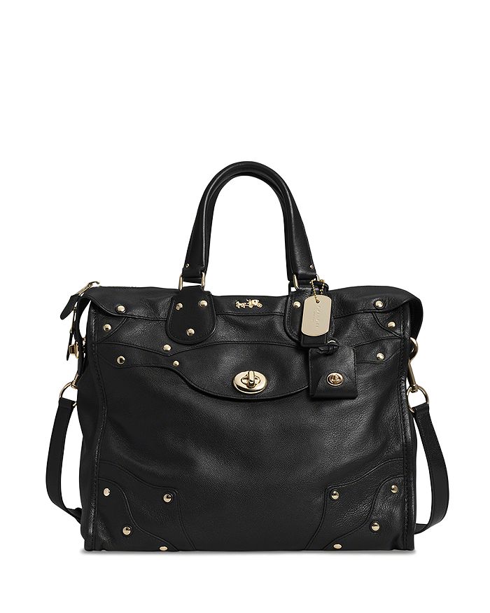 COACH Rhyder 33 Satchel in Soft Grain Leather | Bloomingdale's