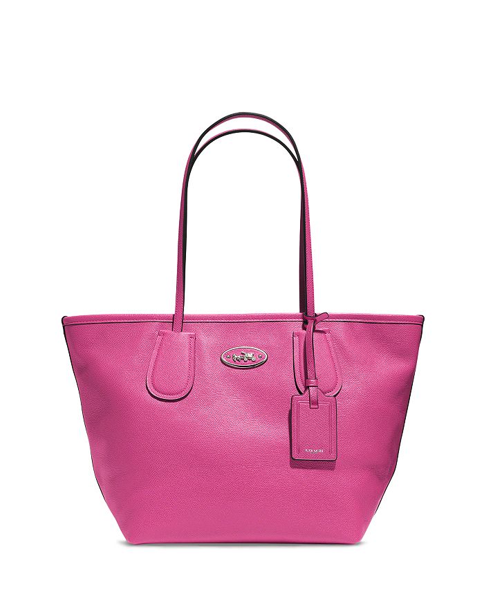 COACH Taxi Zip Top Tote in Leather Bloomingdale's