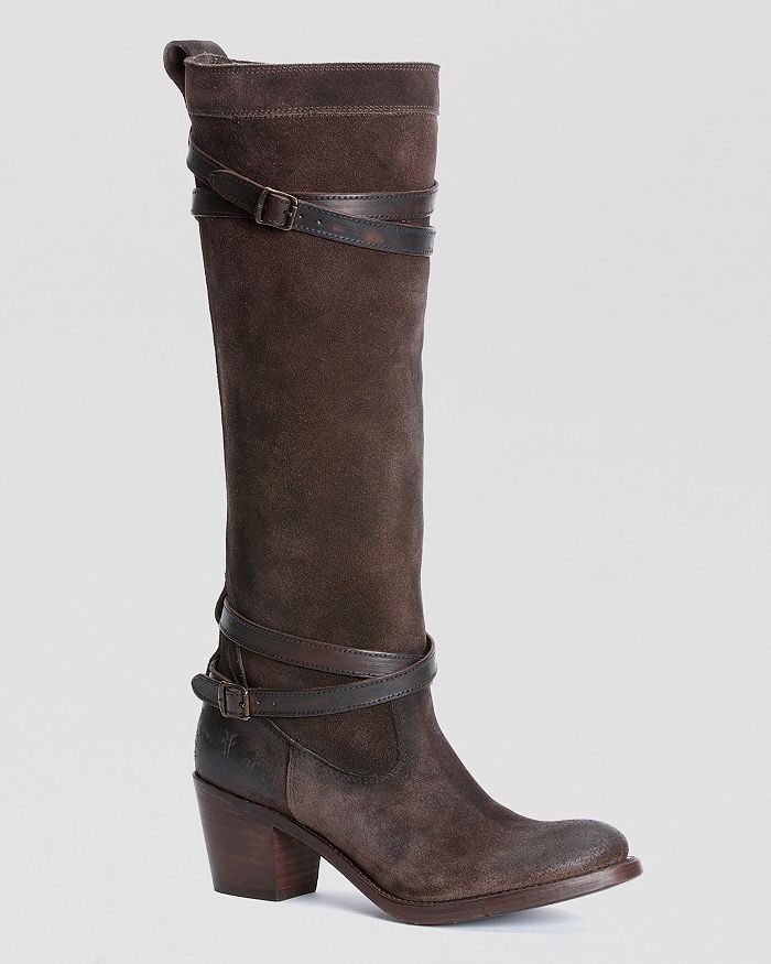 Frye strappy boots sale