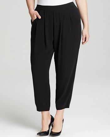 Eileen Fisher Plus - Slouchy Ankle Pants