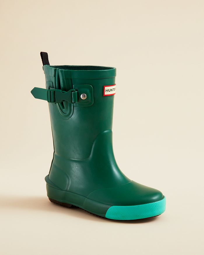 Hunter Unisex Davidson Kids Buckle Rain Boots Toddler