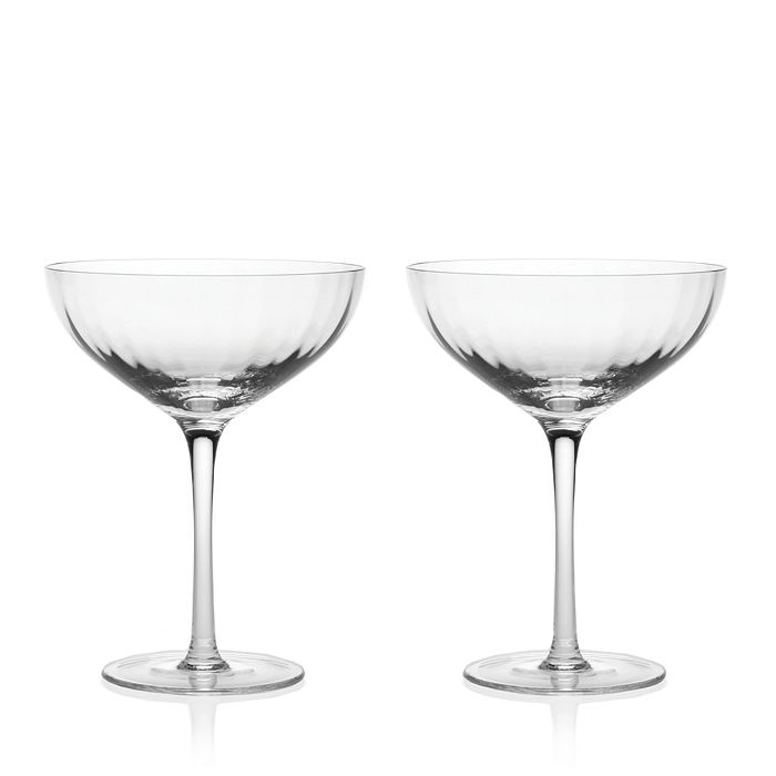William Yeoward Crystal William Yeoward American Bar Corinne Cocktail Glasses, Pair In Clear