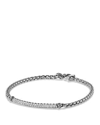 David Yurman Petite Pavé Bar Metro Bracelet with Diamonds | Bloomingdale's