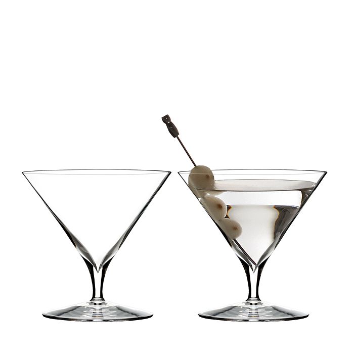 Shop Waterford Elegance Martini Glass, Pair In Clear