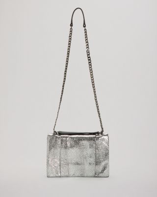 halston heritage leather shoulder bag