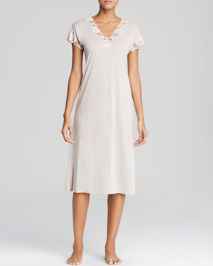 Natori zen deals floral nightgown