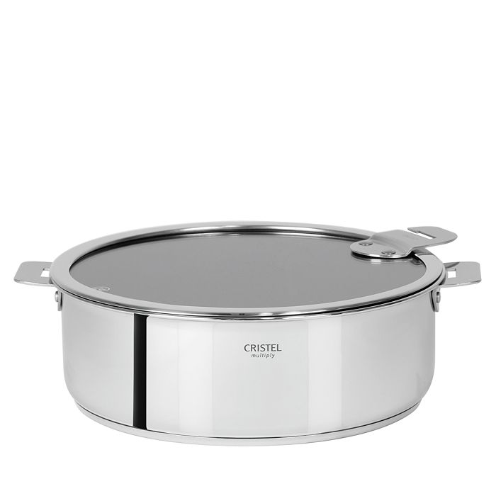 Cristel Casteline Tech 5-quart Nonstick Saute Pan With Lid Bloomingdale's Exclusive In Stainless Steel