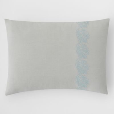 Cord Embroidery Decorative Pillow, 12" x 16"