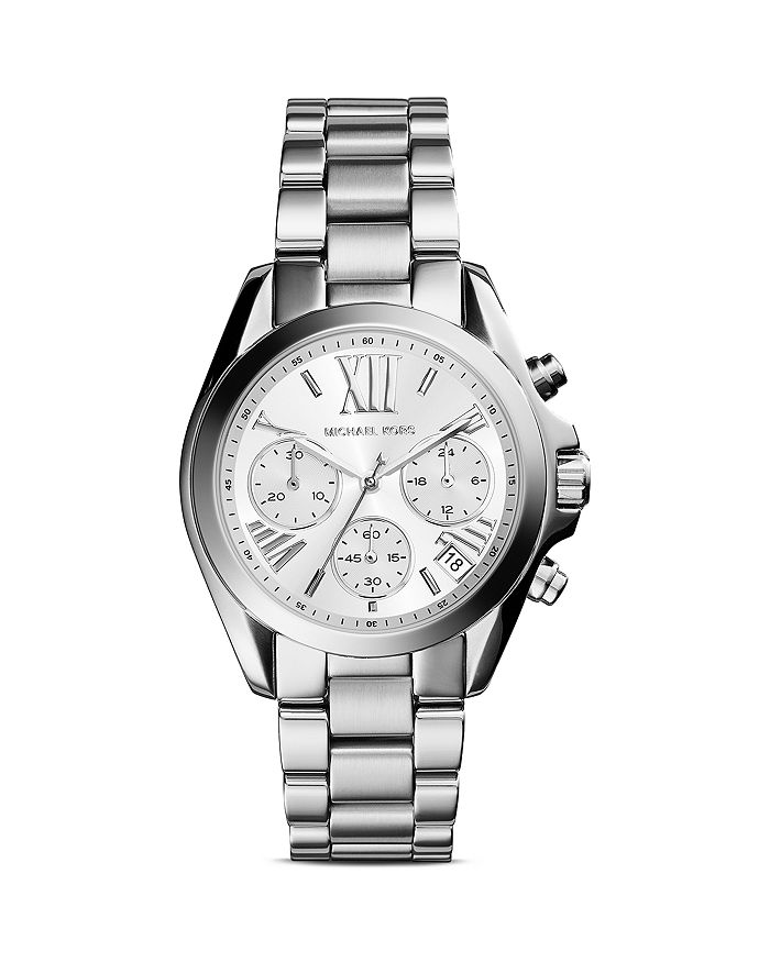 Shop Michael Kors Bradshaw Watch, 36mm In Silver