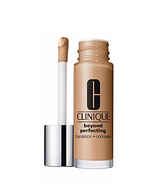 Shop Clinique Beyond Perfecting Foundation + Concealer In Nutty (medium With Cool Neutral Undertones)