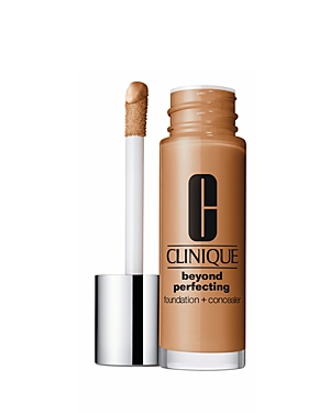 Shop Clinique Beyond Perfecting Foundation + Concealer In Ginger (medium With Warm Neutral Undertones)