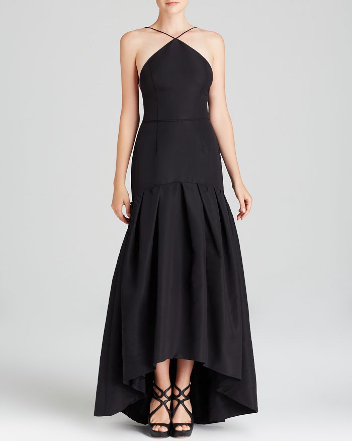 Jill jill stuart deals black halter gown