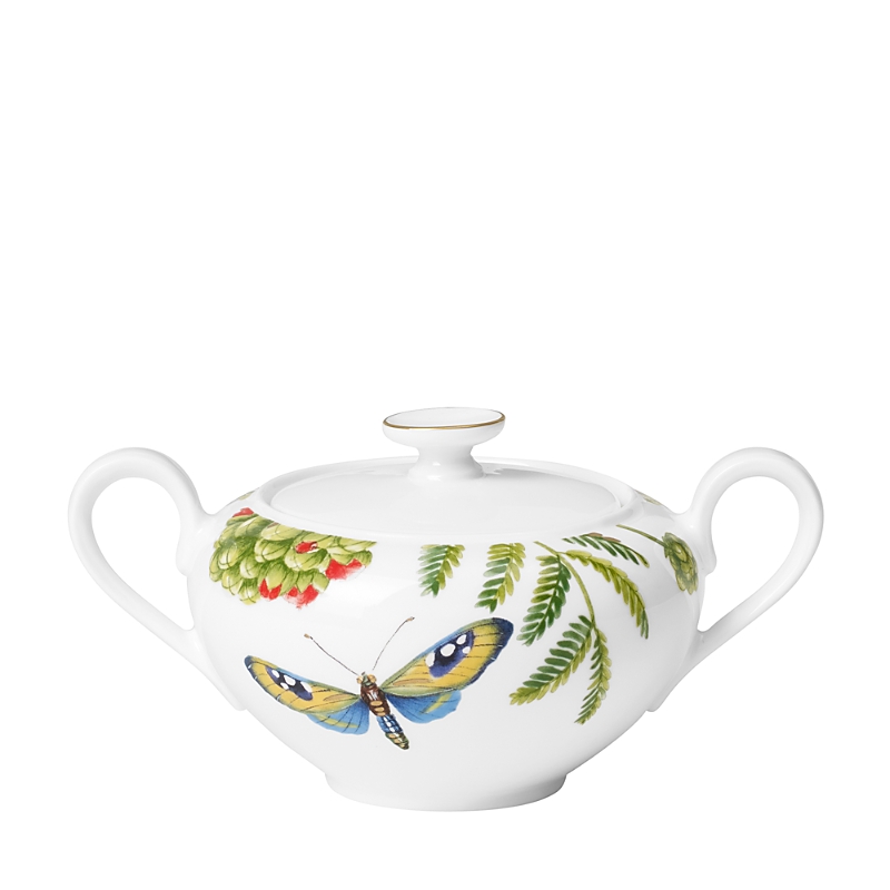 Villeroy & Boch Amazonia Anmut Covered Sugar Bowl In Multi