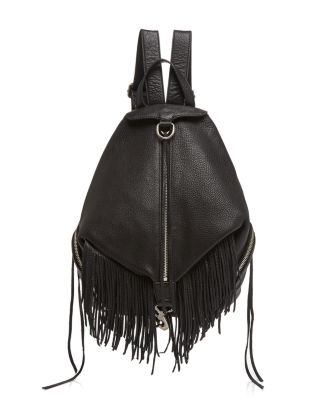 Black fringe clearance backpack