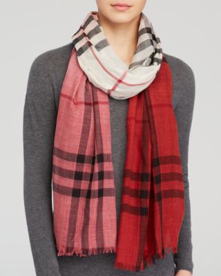 burberry multicolor scarf