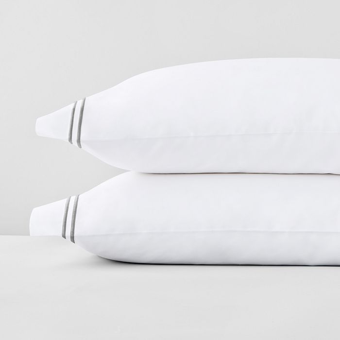 Frette Classic King Pillowcase, Pair In Gray