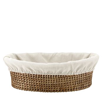 The French Chefs Maria Rattan Bread Basket With Liner Bloomingdale S