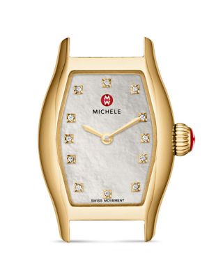 MICHELE Gold Urban Coquette Diamond Dial Watch Head, 22.5 x  display picture 1