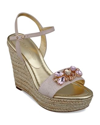 IVANKA TRUMP Espadrille Wedge Sandals - Hasco Jeweled | Bloomingdale's