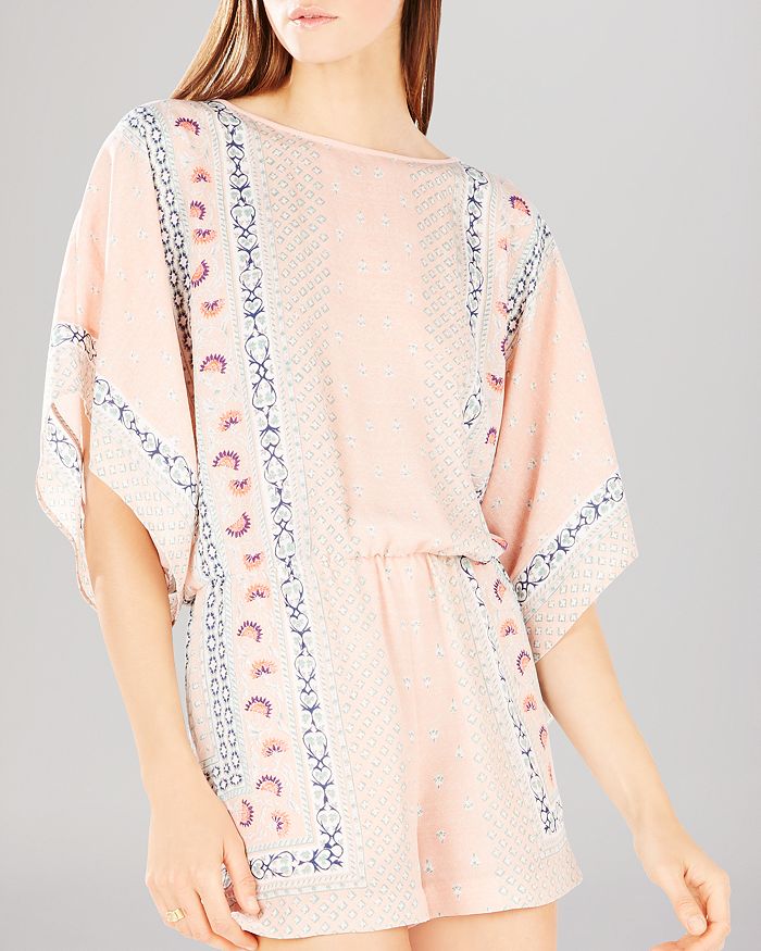 BCBGMAXAZRIA Romper Caiti Kimono Sleeve Bloomingdale s