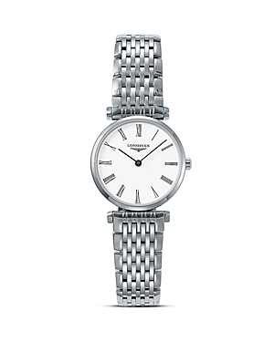 Shop Longines La Grande Classique Watch, 24mm In White/silver