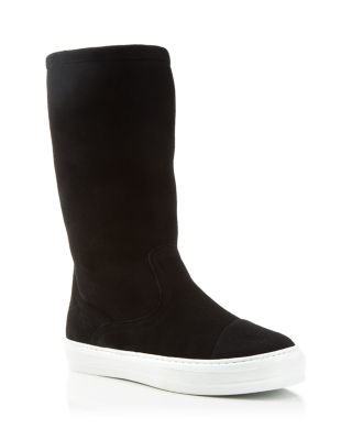 shearling lined sneaker boot