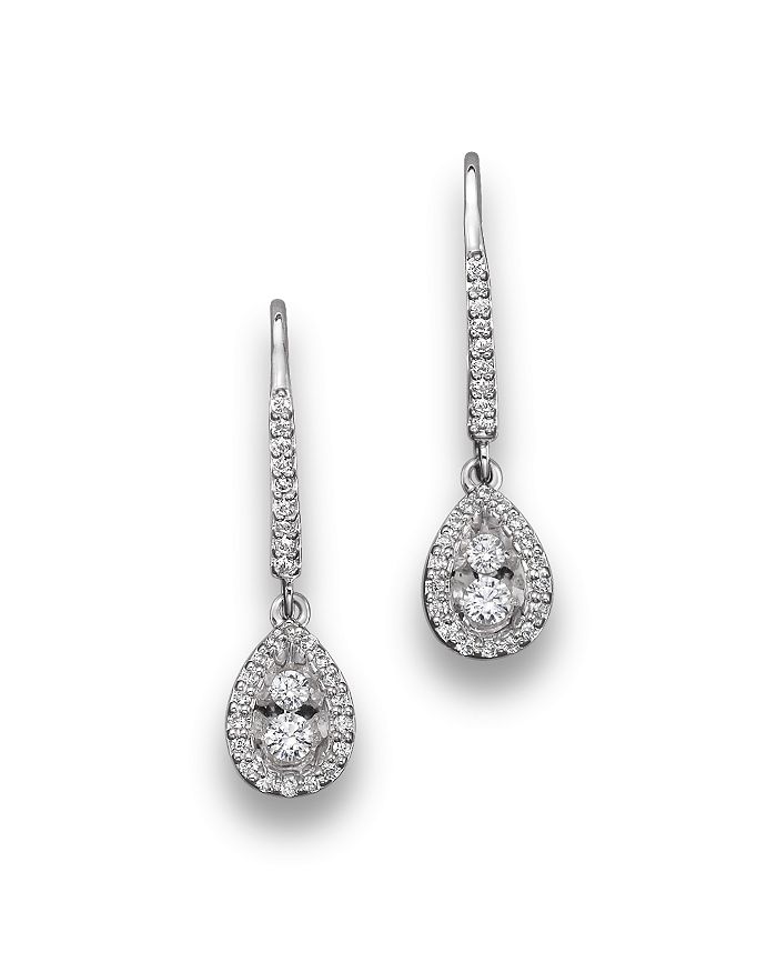 Bloomingdale's Diamond Drop Earrings In 14k White Gold, .50 Ct. T.w. - 100% Exclusive