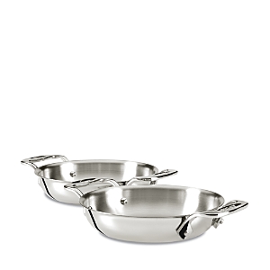 All Clad Stainless Steel 6 Gratins, Set of 2