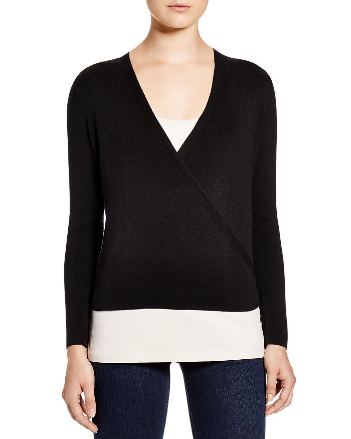 Nic And Zoe Nic+zoe Petites Four-way Cardigan In Black Onyx