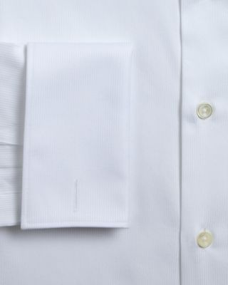 Herringbone French Cuff Classic Fit Dress Shirt