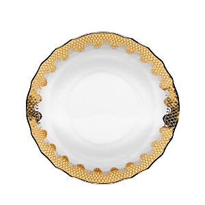 Herend Fishscale Salad Plate In Gold