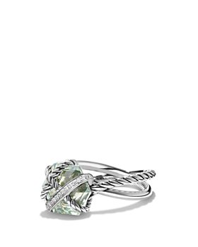 David Yurman - Cable Wrap Ring with Gemstones & Diamonds