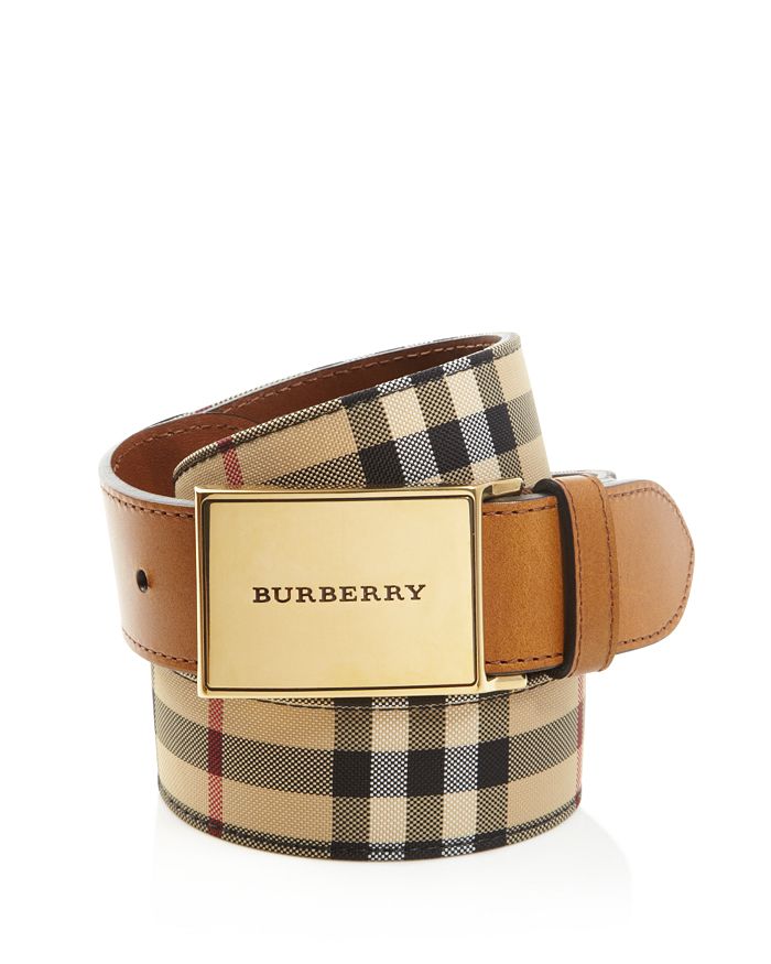 mens burberry belt