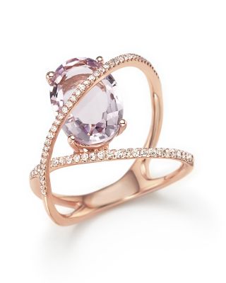 statement rings rose gold