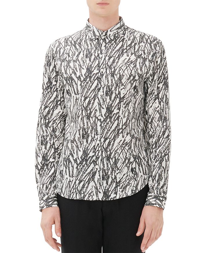 Sandro Whipy Slim Fit Button-Down Shirt | Bloomingdale's