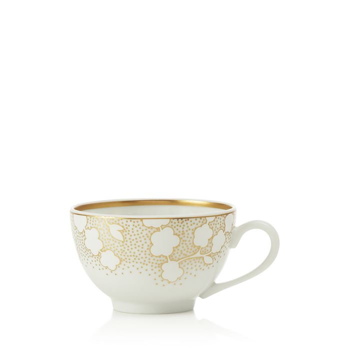Bernardaud Reve Teacup In Gold/white