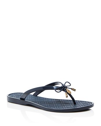 Tory Burch Jelly Bow Thong Sandals | Bloomingdale's