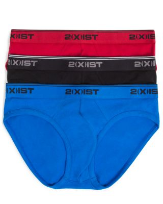 2(X)Ist Cotton Stretch No Show Briefs, Pack of 3
