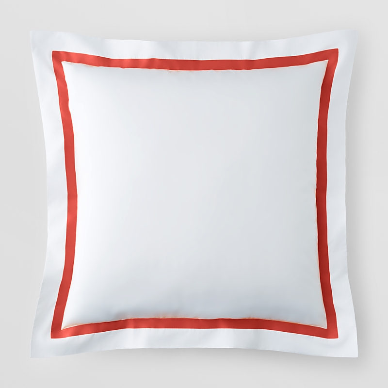 Matouk Lowell Euro Sham In Coral