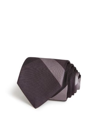 Burberry Charcoal Thick Check Skinny Tie | Bloomingdale's