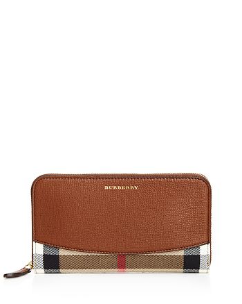 Burberry House Check Derby Elmore Wallet | Bloomingdale's