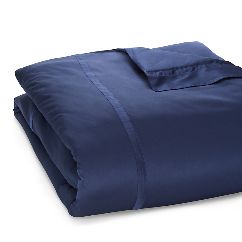 Matouk Nocturne 600 Thread Count Duvet Cover In Navy